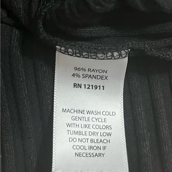 LNA Revolve Square Neck Ribbed Midi Dress - Picture 6 of 8